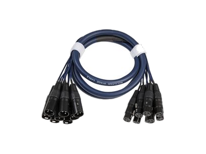 8-Way XLR Audio Loom - 2m